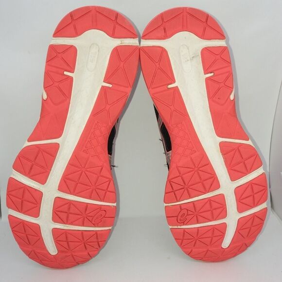 Asics Gel Contend 4‎ Running Sneakers Shoes Women's Size 9.5 Black, Orange, Red - Picture 8 of 8
